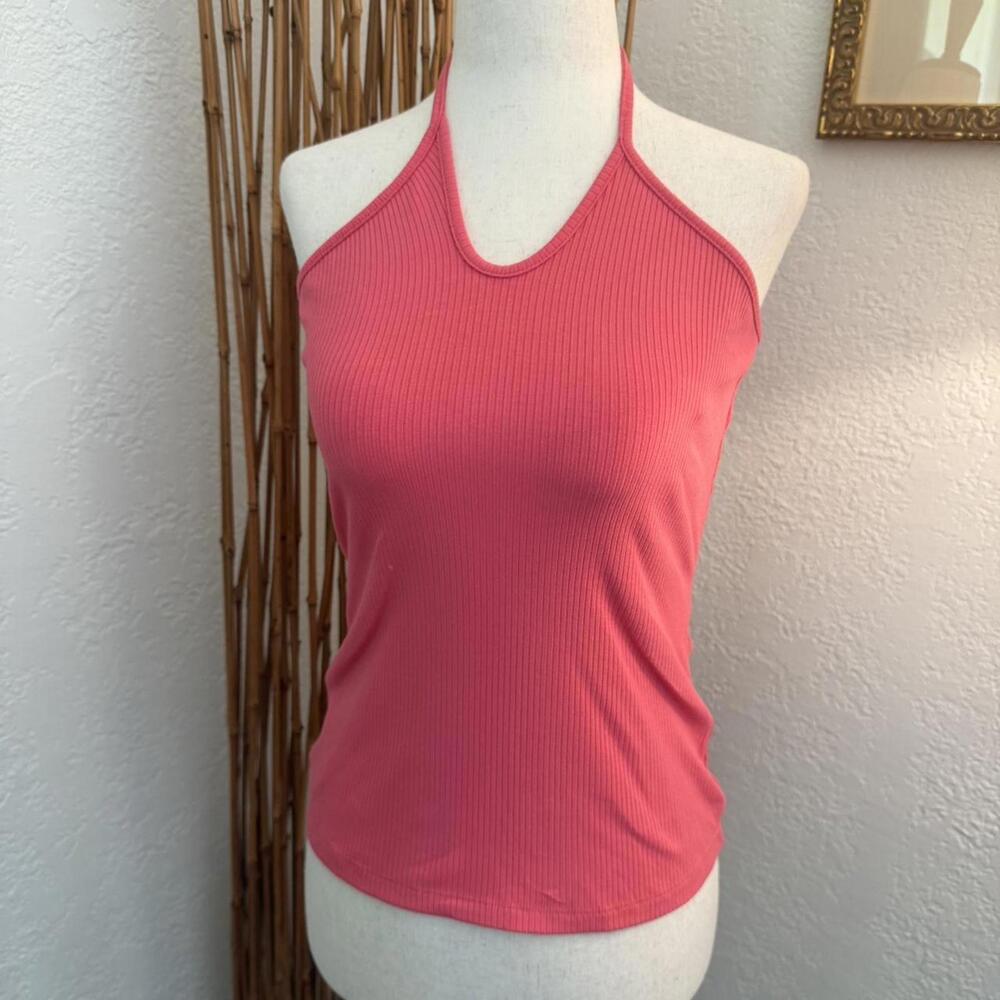 Pink coral BCBGeneration halter top #y2kfashion